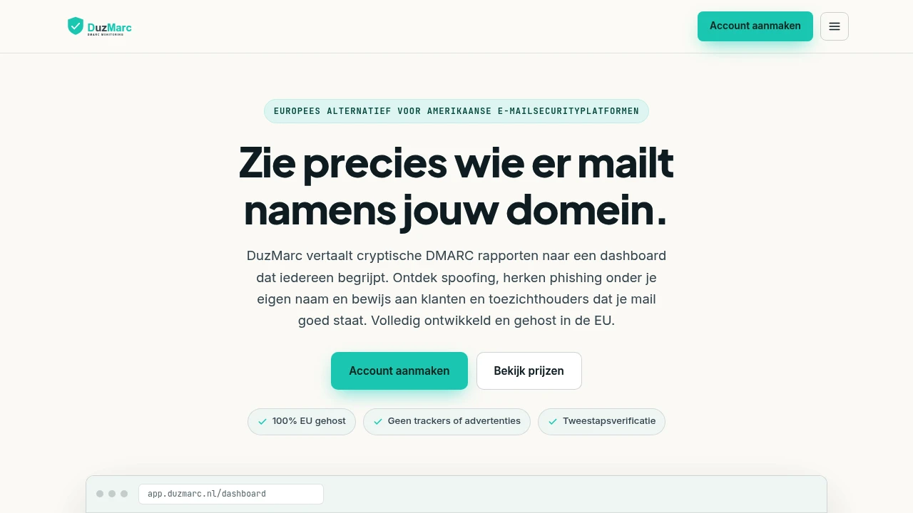 Screenshot of DuzMarc website
